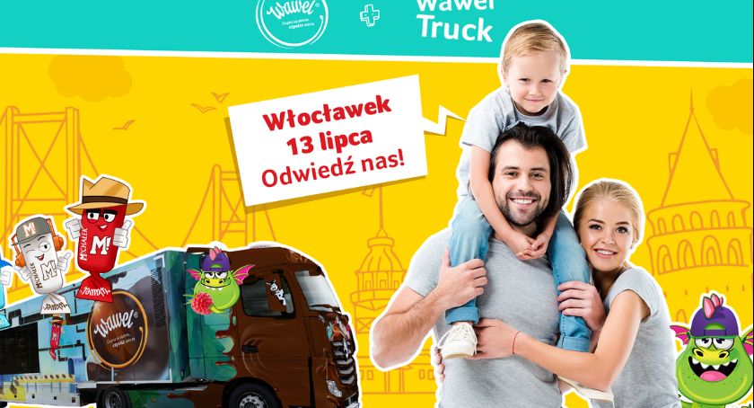 Interaktywny Wawel Truck we Włocławku z Latem na Maxxxa. Marka Wawel przygotowała moc słodkości
