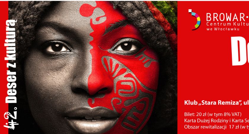 Deser z kulturą afrykańską w Starej Remizie we Włocławku 2019