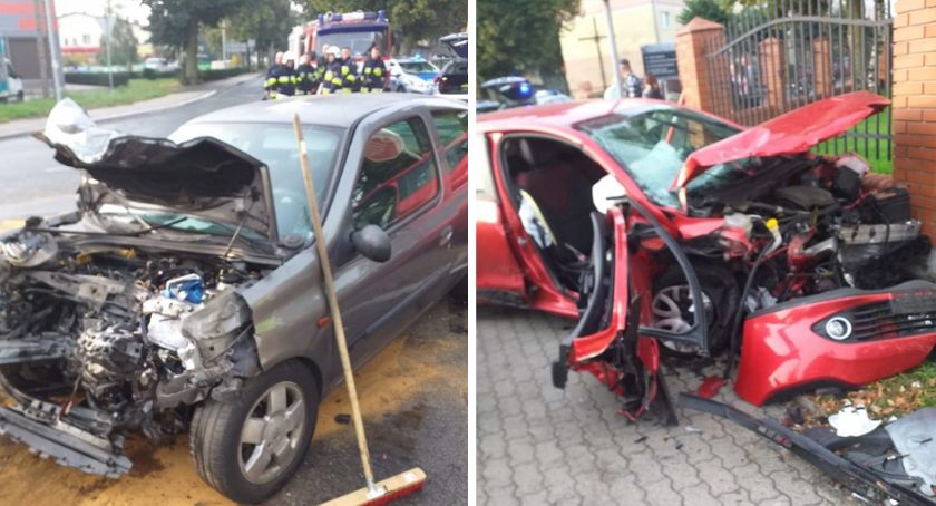 Wypadek w Lubrańcu na DW 270. 3 osoby trafiły do szpitala [ZDJĘCIA]