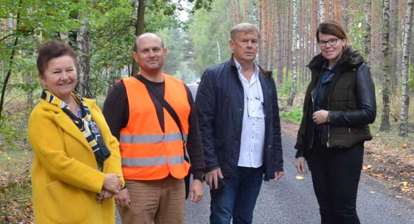 Droga w Telążnej Leśnej w Gminie Włocławek przebudowana