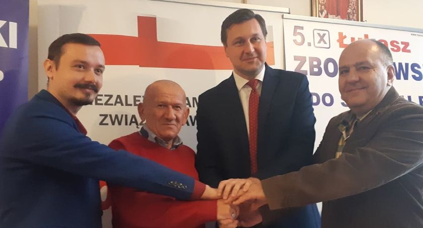 Kolejne poparcie dla kandydata  na senatora  Łukasza Zbonikowskiego -  Solidarność 80
