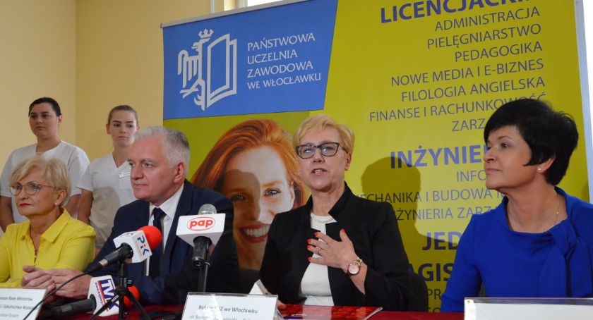 Wicepremier Jarosław Gowin w PUZ we Włocławku