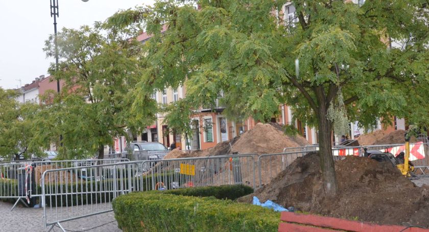 Szczątki ludzkie na Zielonym Rynku we Włocławku