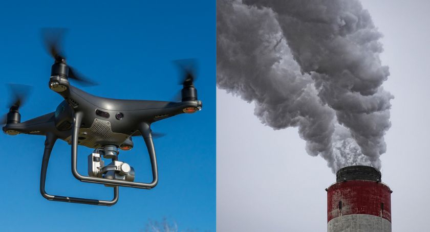 Dym z komina we Włocławku. Czy będzie go sprawdzał dron?