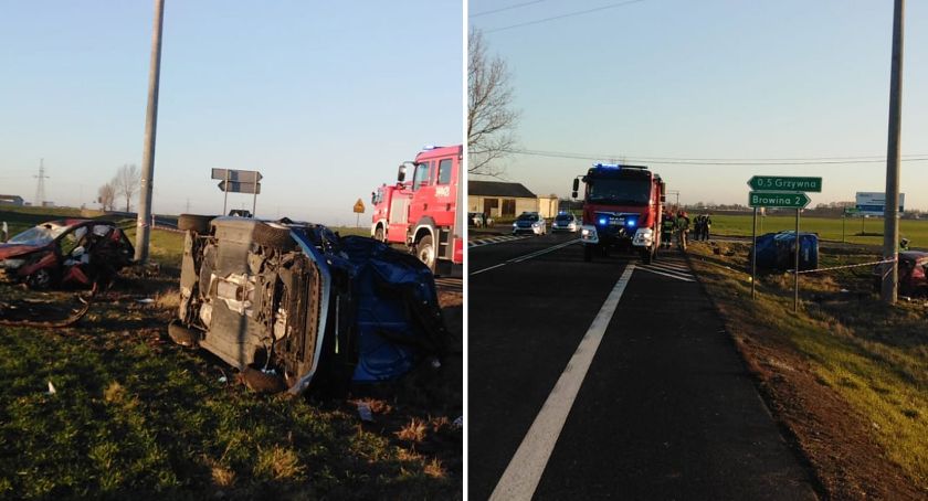 Tragiczny wypadek na DK 91 w powiecie toruńskim. Nie żyje kierowca peugeota