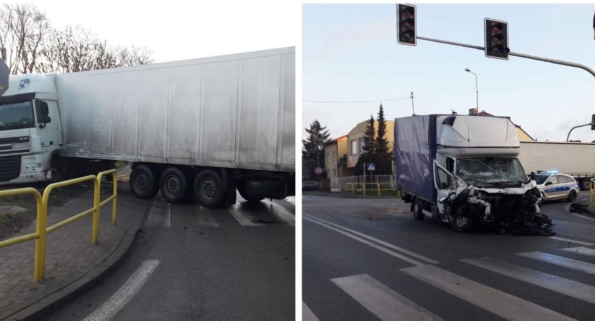 Zderzenie aut ciężarowych na DK 10 w Lipnie [ZDJĘCIA]