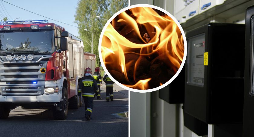 Pożar budynku wielorodzinnego w Izbicy Kujawskiej