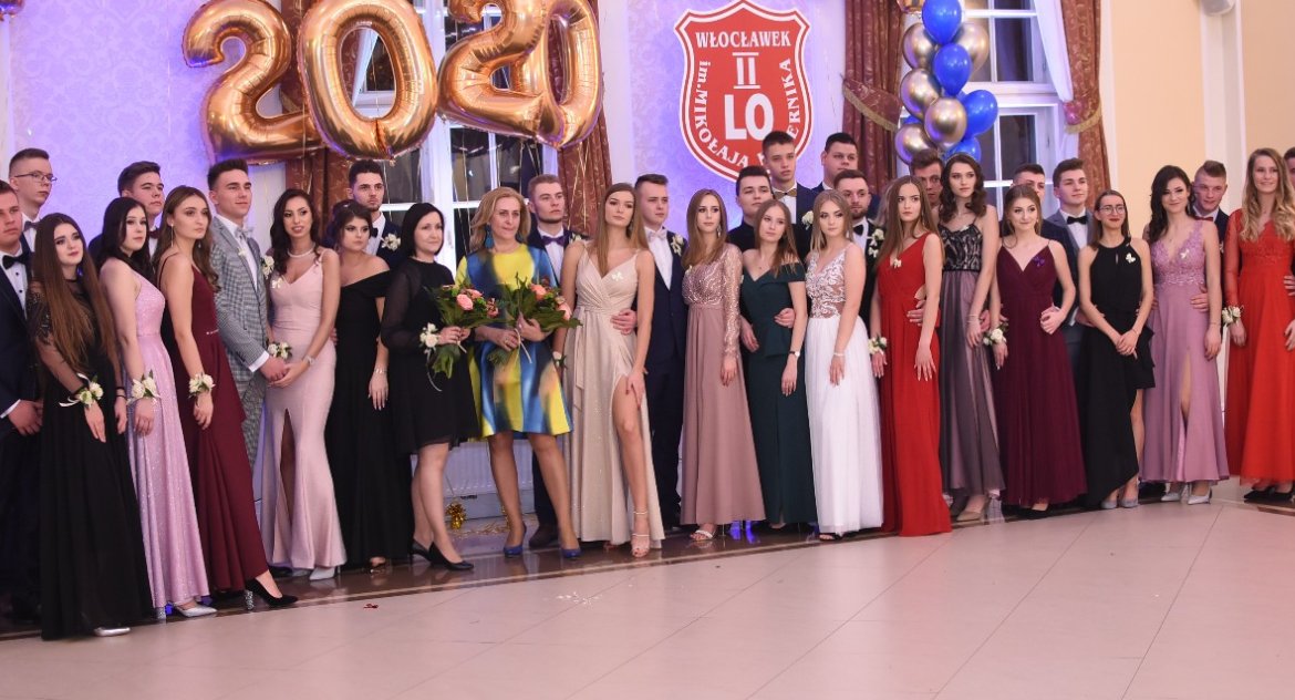 Studniówka 2020 we Włocławku: II LO im. Mikołaja Kopernika cz. 2