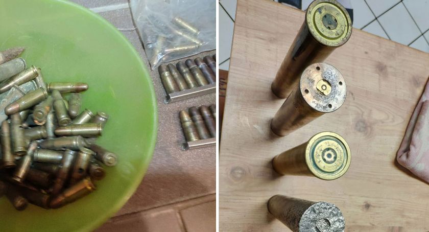 Arsenał broni odkryty w Toruniu. Mężczyźni mieli materiały wybuchowe, granaty i amunicję