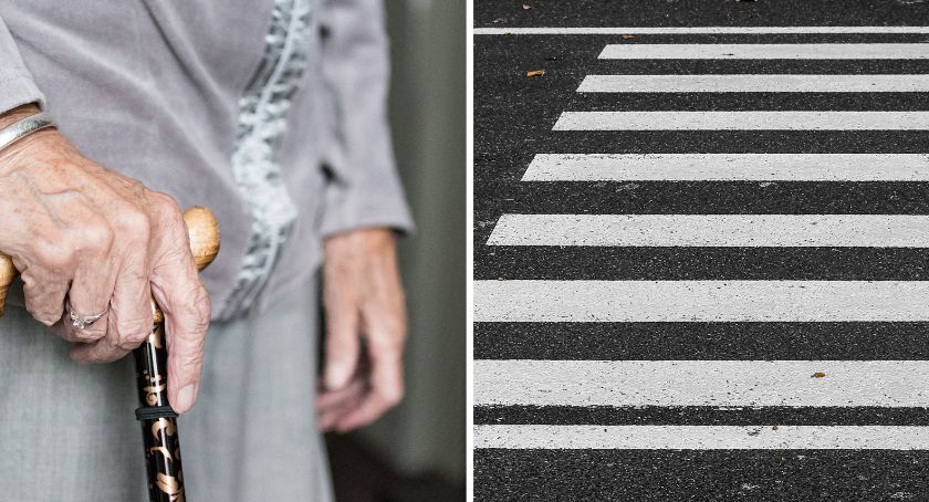 Potrącenie 91-letniej kobiety na pasach w Osięcinach. Piesza z obrażeniami trafiła do szpitala