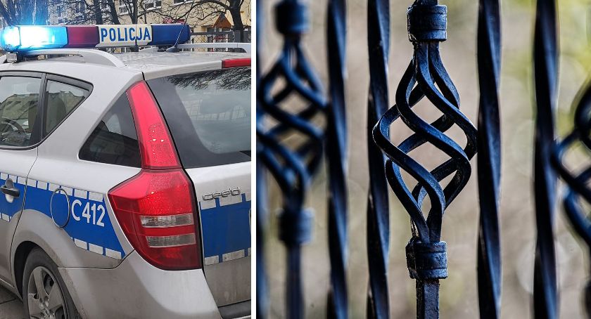 Renault wjechało w ogrodzenie w Gminie Boniewo