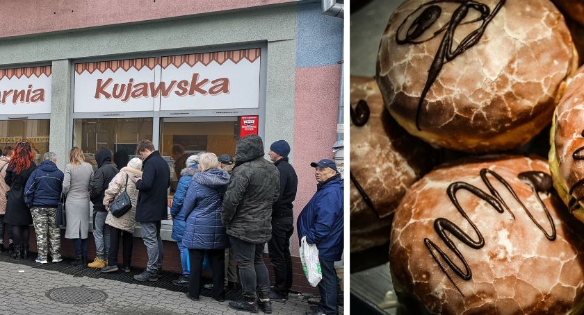 Tłusty Czwartek we Włocławku. Kolejki po pączki już od rana [ZDJĘCIA]