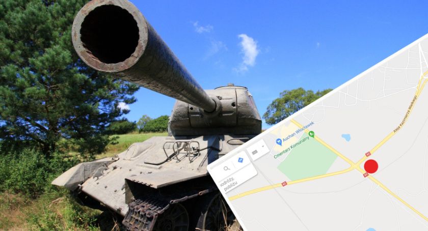 Czołg T-34 zakopany we Włocławku blisko ruchliwej trasy. Jest w nim amunicja?