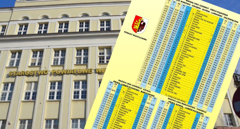 Bezpłatne przejazdy w Powiecie Włocławskim [ROZKŁAD JAZDY]