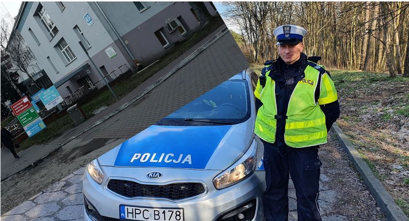 3-latka zaczęła się dusić. Policjanci zorganizowali natychmiastową eskortę do szpitala