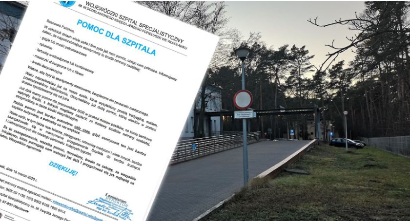Szpital we Włocławku: Każda pomoc jest bardzo potrzebna. Rękawice, maseczki, fartuchy...