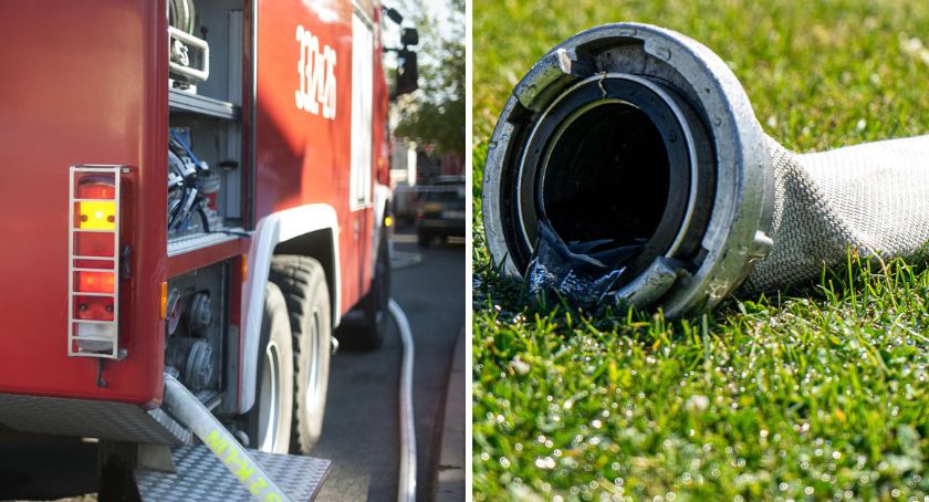 Groźny pożar we Włocławku. 3 zastępy straży w akcji