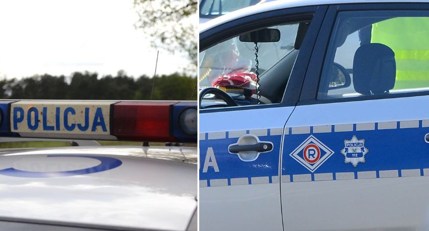 Uderzył w słup oświetleniowy i elewację budynku we Włocławku
