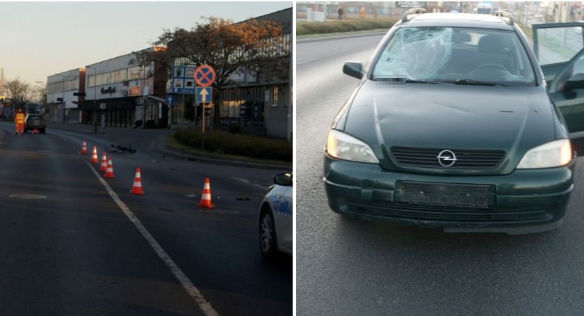 Tragedia na ul. Okrzei we Włocławku. 47-latka potrąciła rowerzystę [ZDJĘCIA]