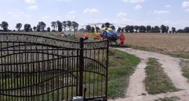 Wypadek w Gminie Włocławek! Śmigłowiec LPR zabrał małą dziewczynkę do szpitala