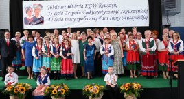Jubileusz KGW Kruszyn, Zespołu Kruszynioki, pracy społecznej Ireny Muszyńskiej [ZDJĘCIA]
