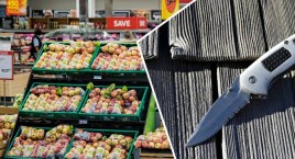 Z nożem do ekspedientki. 32-latek zaatakował ostrzem sprzedawczynię w sklepie w regionie
