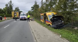 Wypadek w powiecie włocławskim: Zderzenie karetki z …