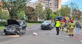 Poranny wypadek we Włocławku – ulica Okrężna częścio…