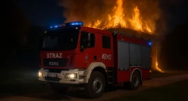 Pożar przy ulicy Kapitulnej. Strażacy nie wykluczają…
