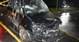 Śmiertelne zderzenie ciężarówki z osobówką na DK 62