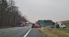 Poważny wypadek na DK91. Zderzyły się 2 samochody osobowe