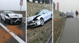 Kolizje za kolizją na A1 i innych drogach. Gołoledź &hellip;