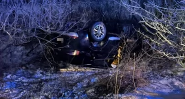 Dachowanie na DK62 pod Włocławkiem 