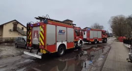 Ewakuacja dzieci i dorosłych ze żłobka w Lubieniu Kujawskim