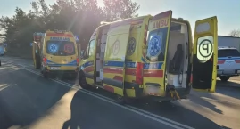 Motocyklista wpadł w poślizg na ul. Płockiej. Z potł&hellip;