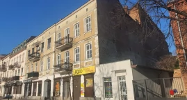 Cztery zastępy straży na Zielonym Rynku we Włocławku