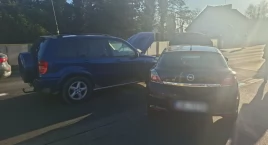 Zderzenie dwóch samochodów w Lubieniu Kujawskim