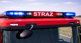 Wypadek w Brześciu Kujawskim. Na miejscu służby ratunkowe. Droga zablokowana