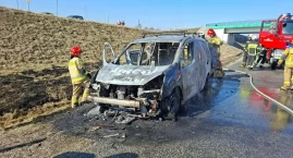 Dramatyczne chwile  na A1 pod Włocławkiem. Samochód &hellip;