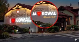 Burmistrz Kowala pokazał mural-neon. Miasteczko szyk&hellip;