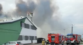 Pożar hali w powiecie włocławskim. DK91 zablokowana,&hellip;