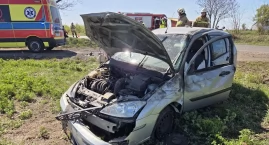 Wypadek w Dobre Wieś. Auto dachowało, w środku 3-let&hellip;