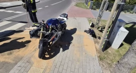 Groźny wypadek motocyklisty na majówkę w Gołębinie w&hellip;