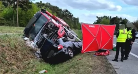 Tragiczny wypadek na DK91 w Brzozie. 22 letni kierow&hellip;
