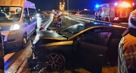 Wieczorna kolizja na A1 pod Włocławkiem. Seat rozbił&hellip;