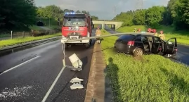Pożary samochodów, wypadki i silny wiatr. Strażacy i&hellip;