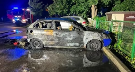 Płonący samochód, pożary i skutki ulewy. Strażacy z &hellip;
