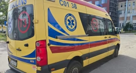 Zderzenie auta z motocyklem w Brześciu Kujawskim. Mo&hellip;