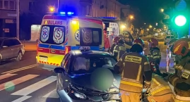 19-latek rozbił toyotę w centrum Włocławka. Zjechał &hellip;