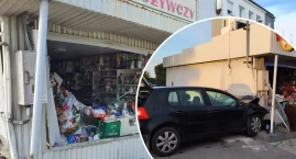 Volkswagen uderzył w sklep w Lubieniu Kujawskim. Pol&hellip;